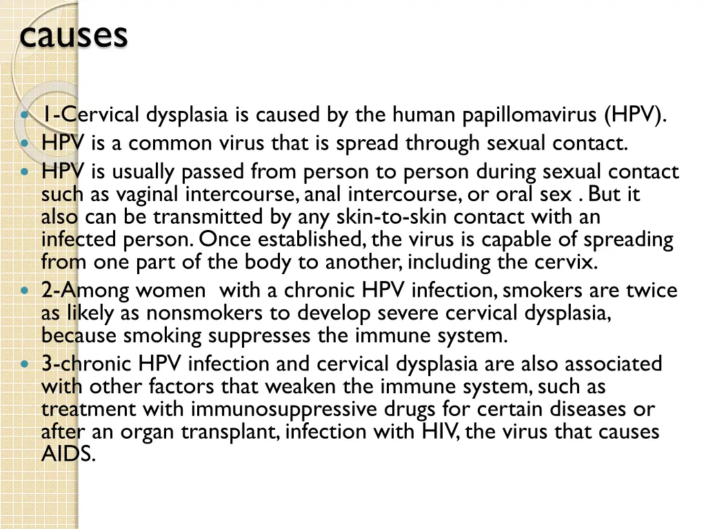 causes