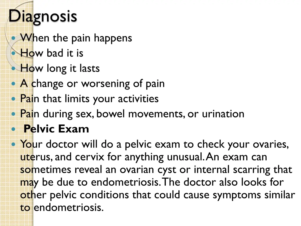 diagnosis