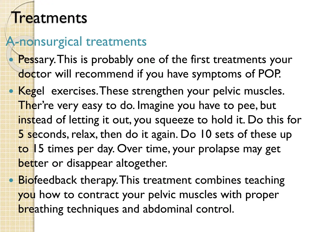 treatments a nonsurgical treatments pessary this