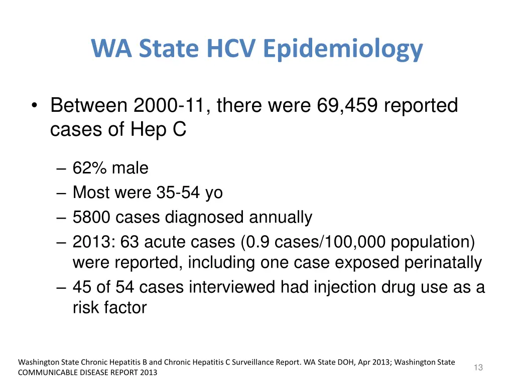 wa state hcv epidemiology