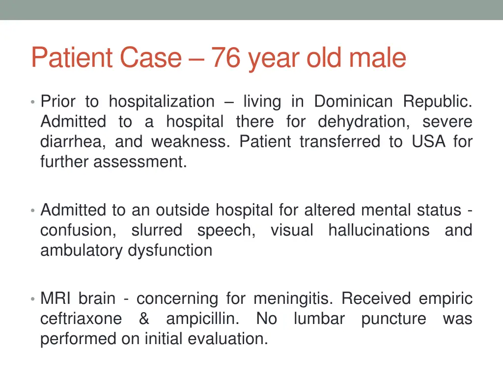 patient case 76 year old male