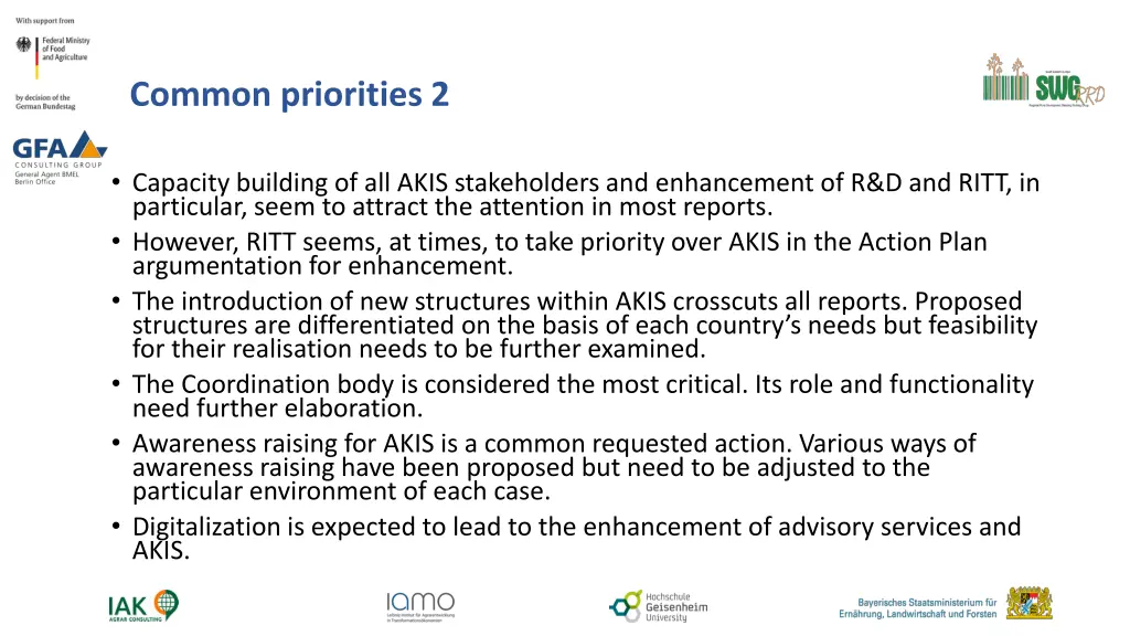 common priorities 2