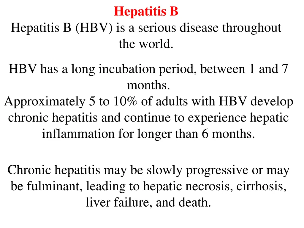 hepatitis b