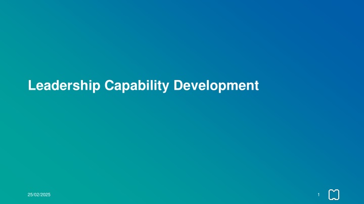 leadership capability development
