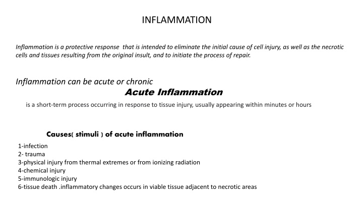 inflammation