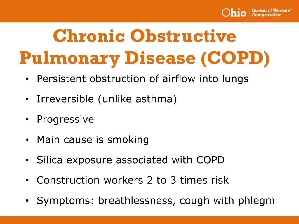 chronic obstructive pulmonary disease copd