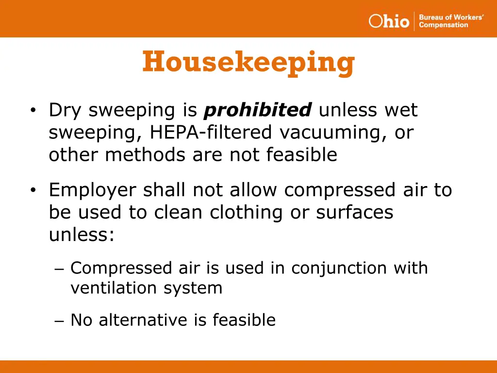housekeeping