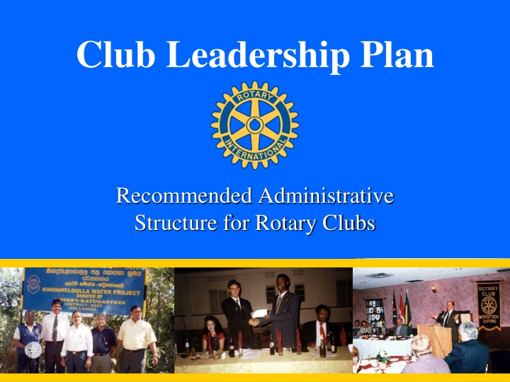 club leadership plan
