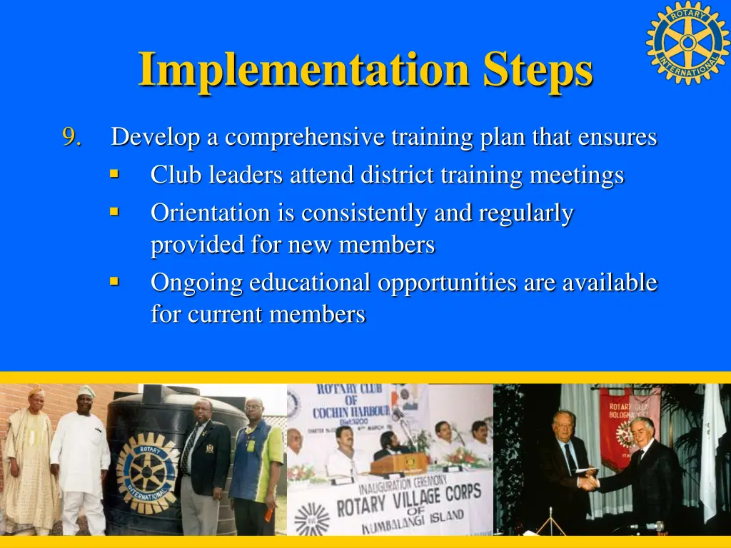 implementation steps 3