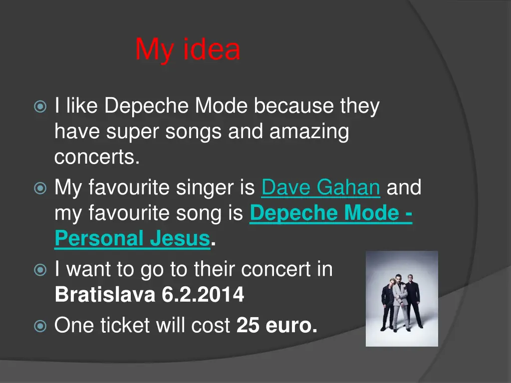 my idea
