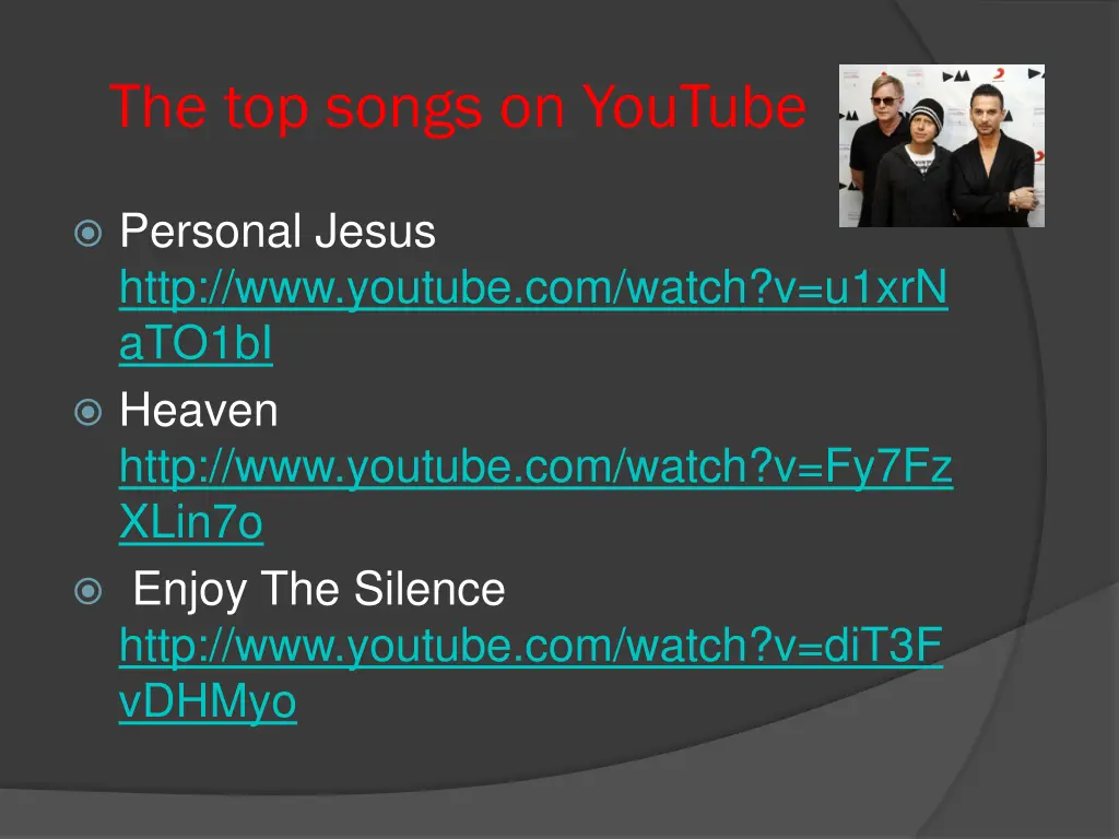 the top songs on youtube