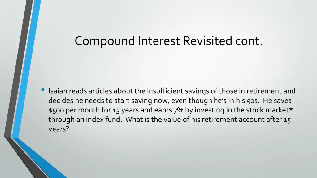 compound interest revisited cont 2