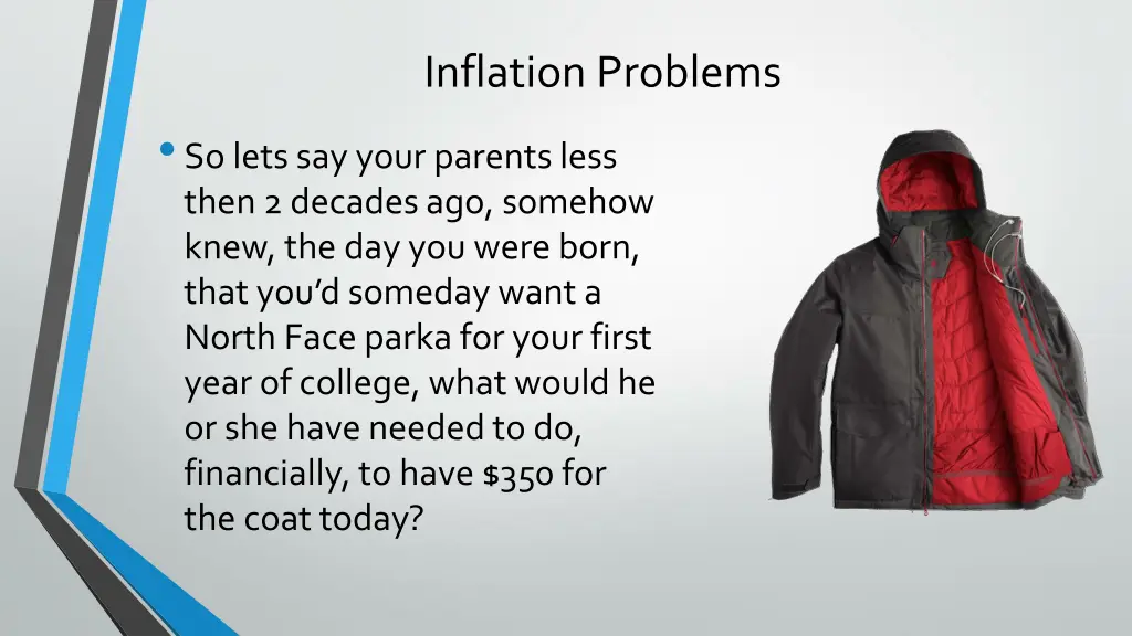 inflation problems 3