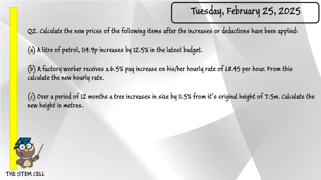 tuesday february 25 2025 9