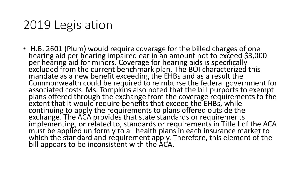 2019 legislation 2