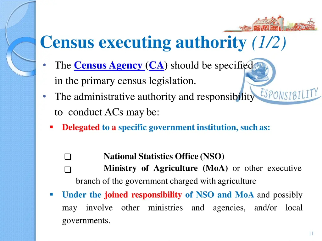 census executing authority 1 2