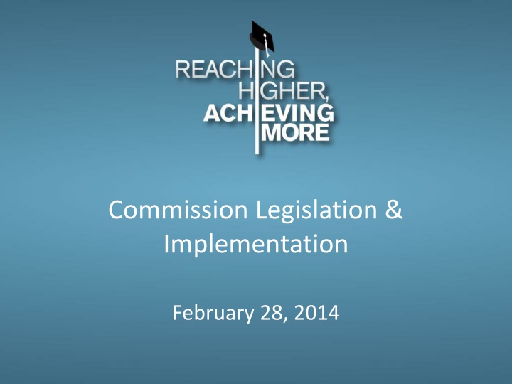 commission legislation implementation