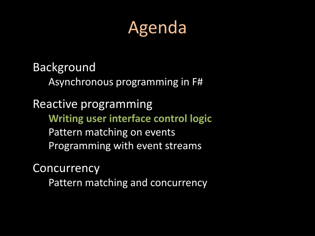 agenda 1