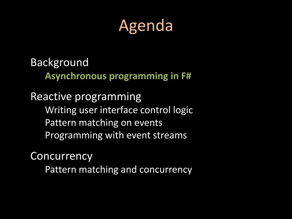 agenda