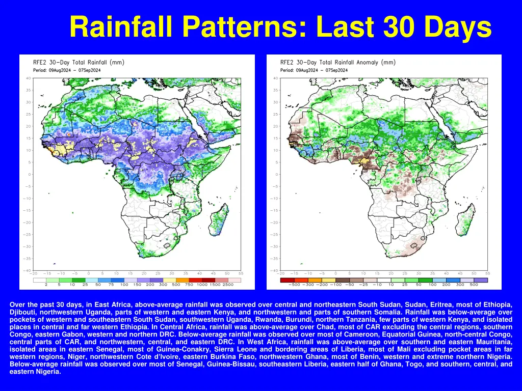 rainfall patterns last 30 days