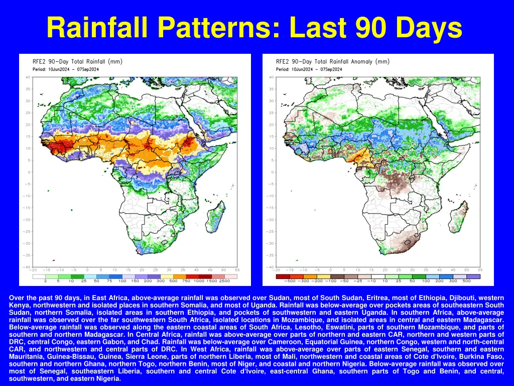 rainfall patterns last 90 days