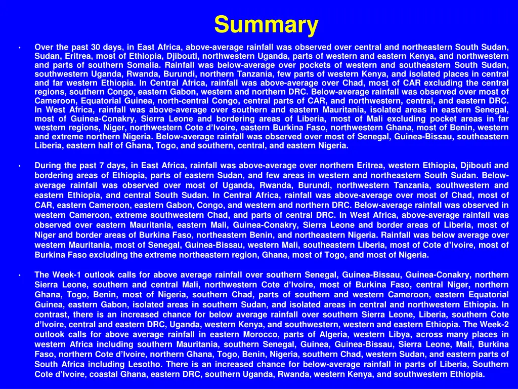 summary