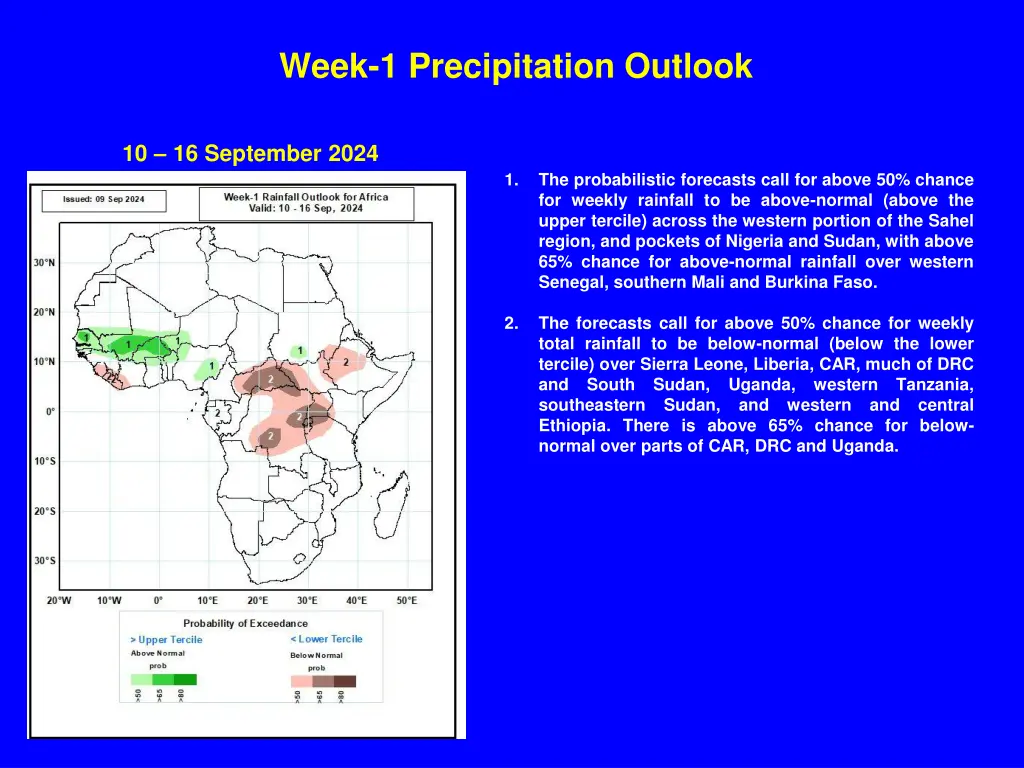 week 1 precipitation outlook
