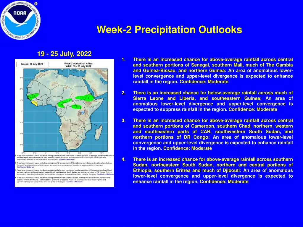 week 2 precipitation outlooks