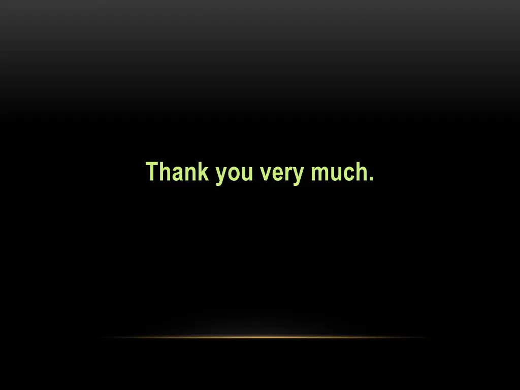 thank you very much