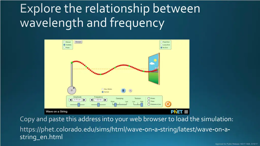 explore the relationship between wavelength