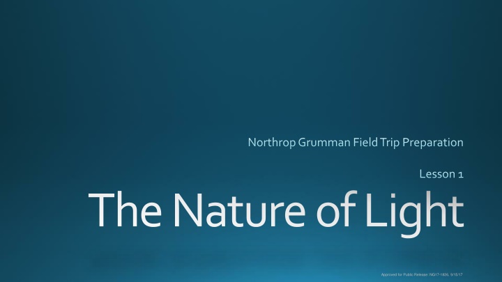 northrop grumman field trip preparation
