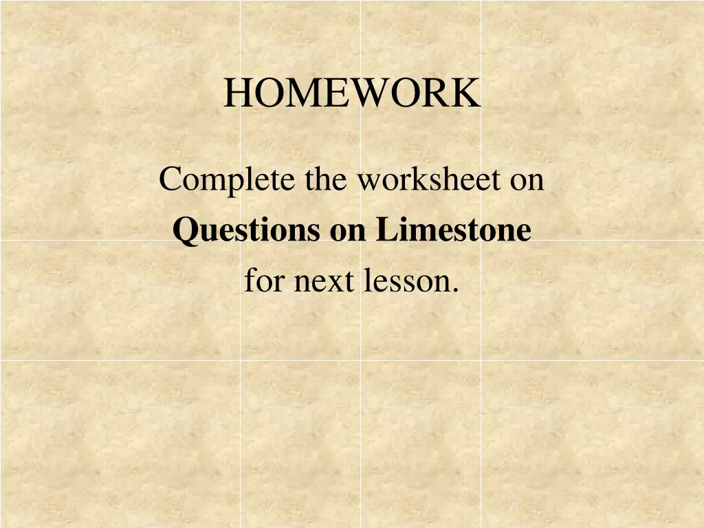 homework