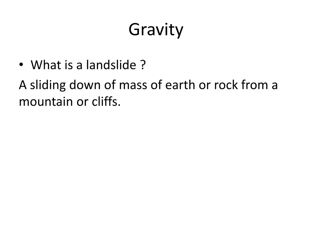 gravity 1