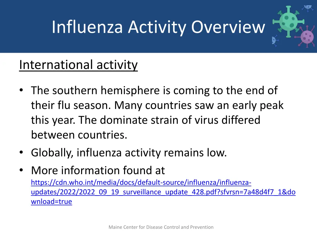 influenza activity overview
