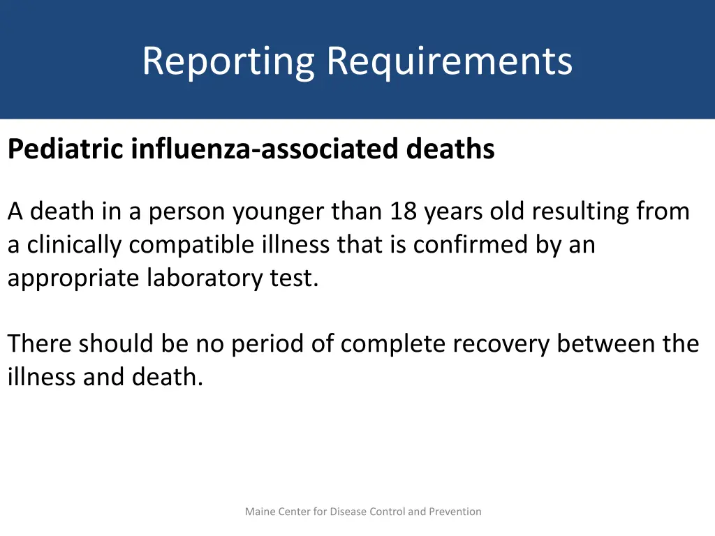 reporting requirements 2