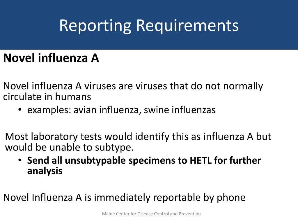 reporting requirements 4