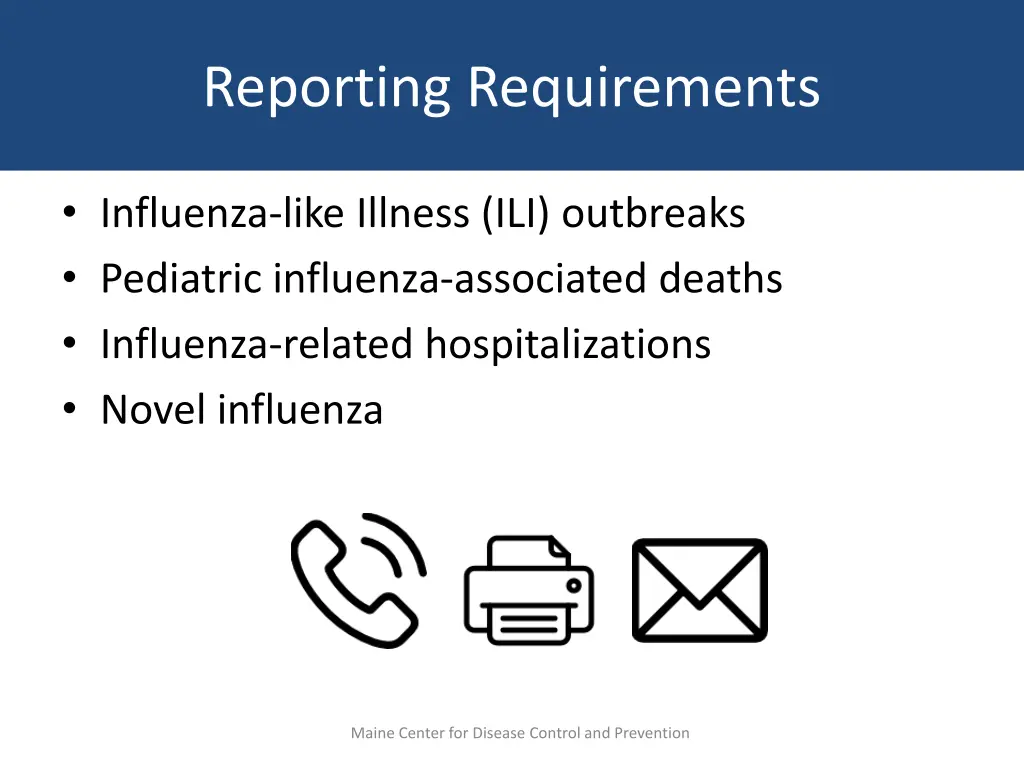 reporting requirements