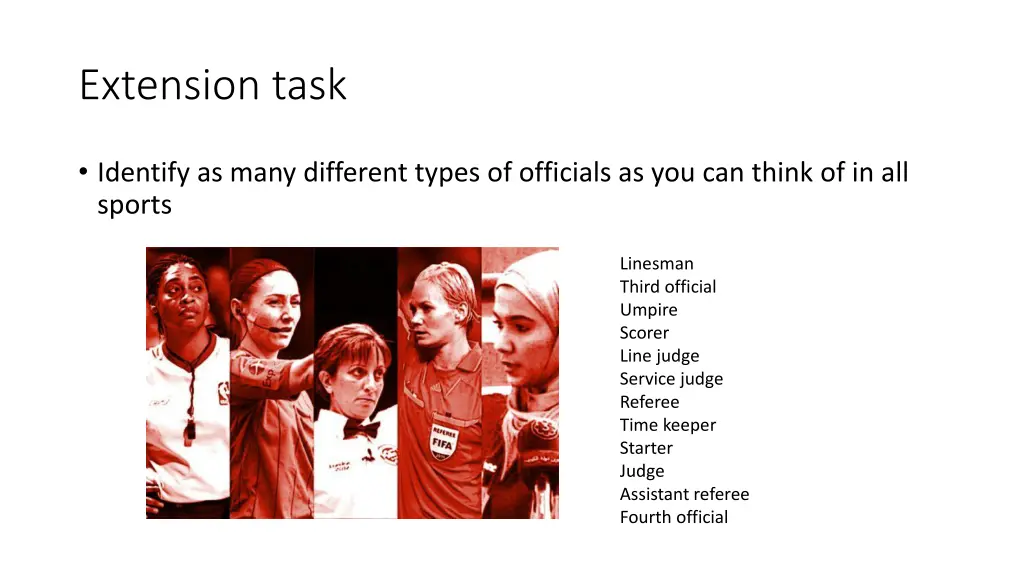 extension task