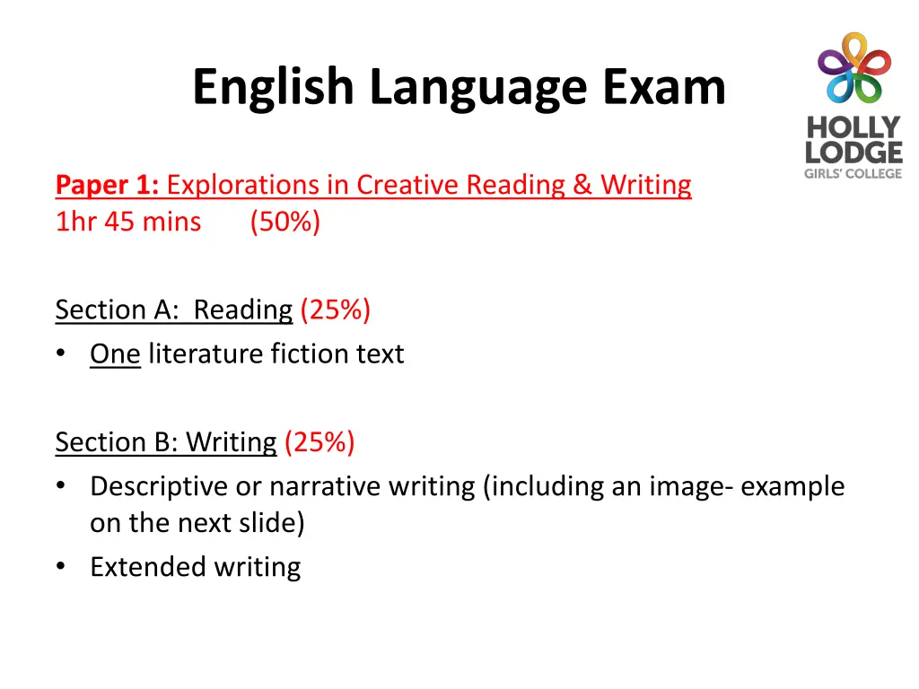 english language exam