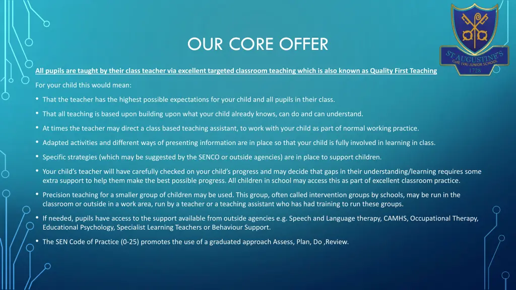 our core offer