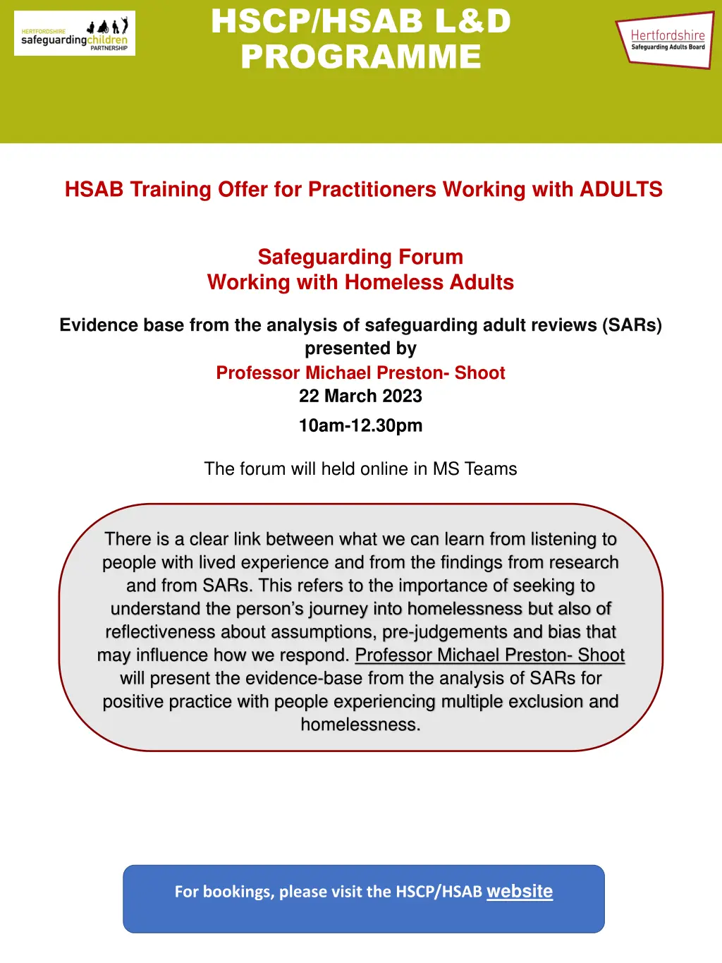 hscp hsab l d programme 24