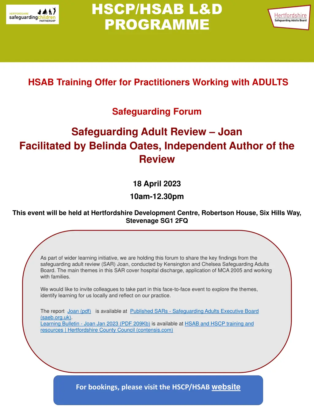 hscp hsab l d programme 26
