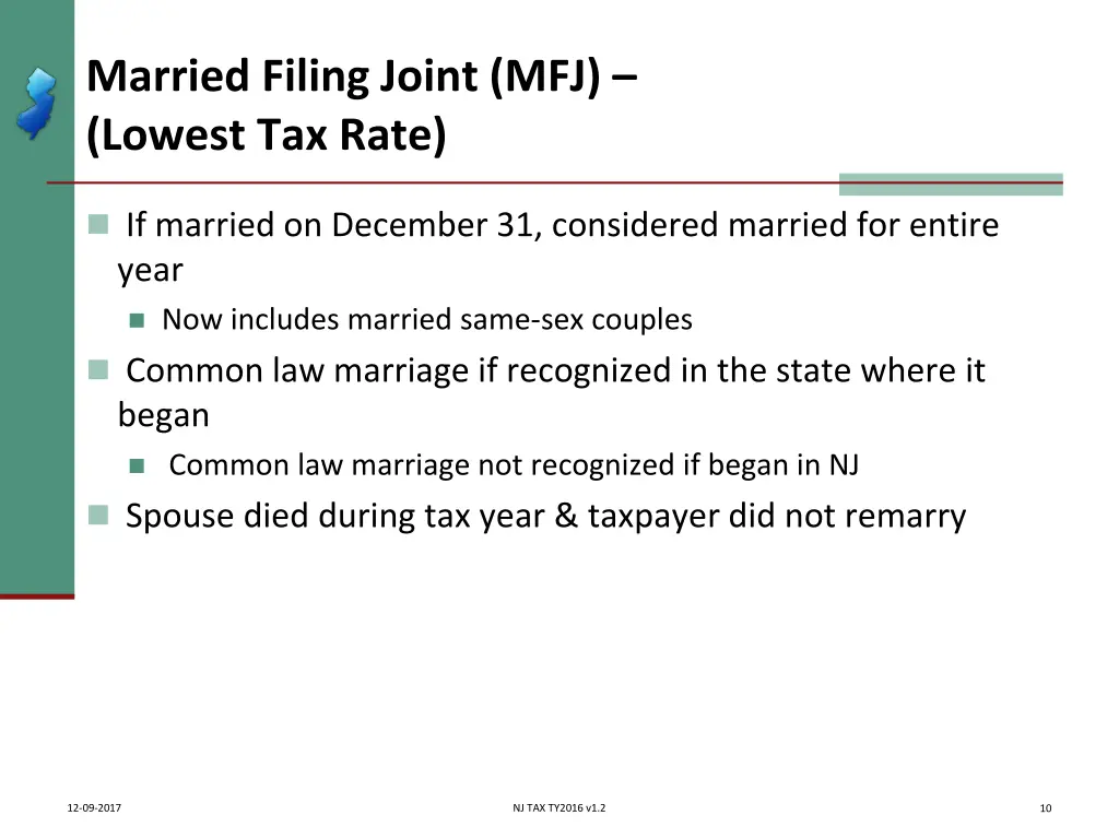 married filing joint mfj lowest tax rate