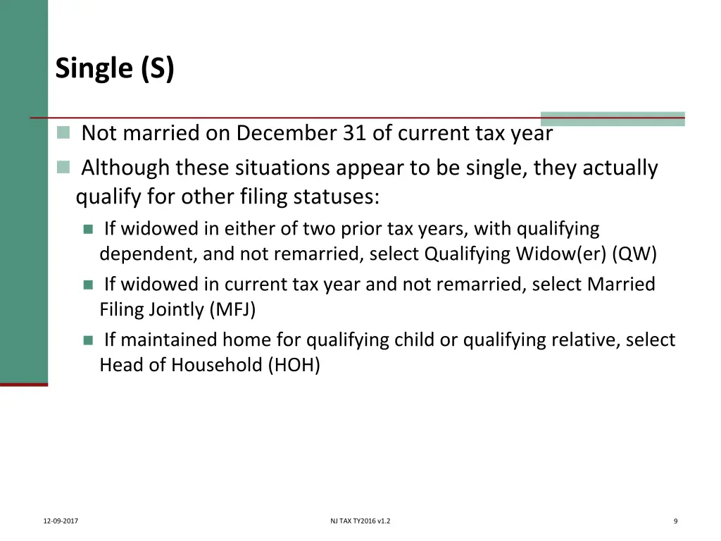 single s