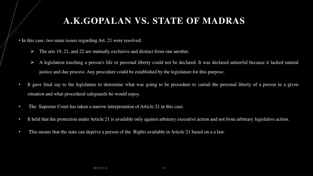 a k gopalan vs state of madras