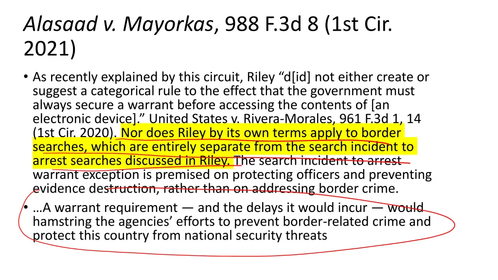 alasaad v mayorkas 988 f 3d 8 1st cir 2021