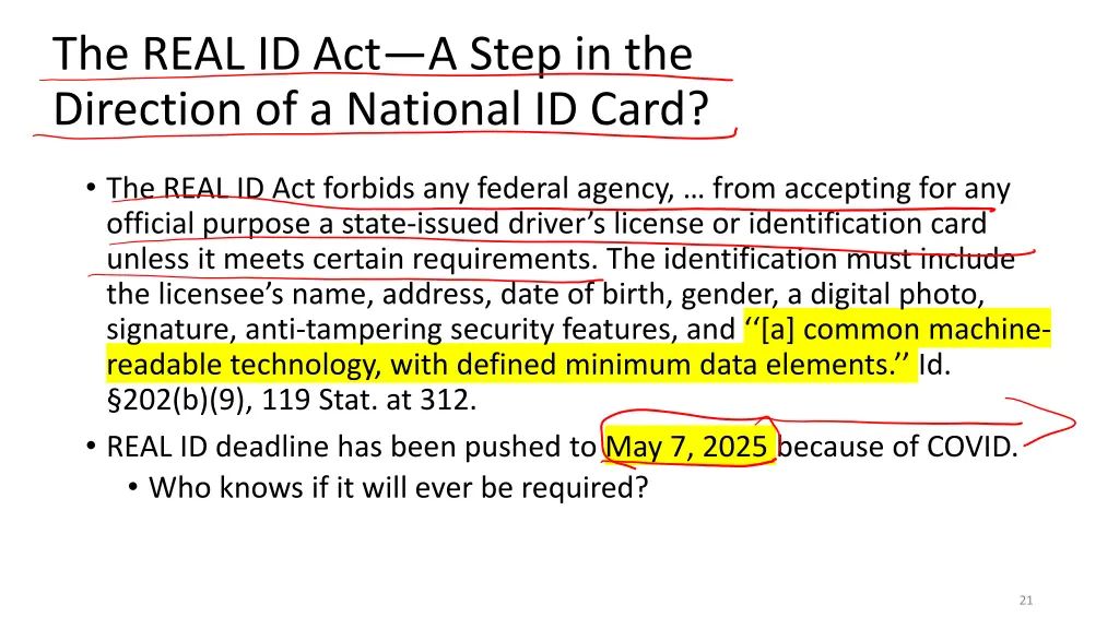 the real id act a step in the direction