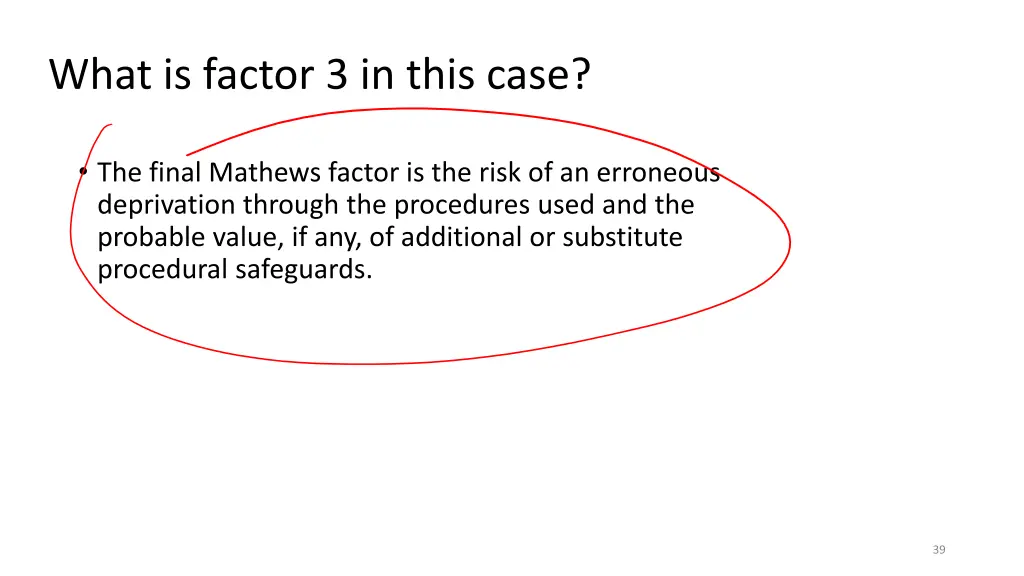 what is factor 3 in this case
