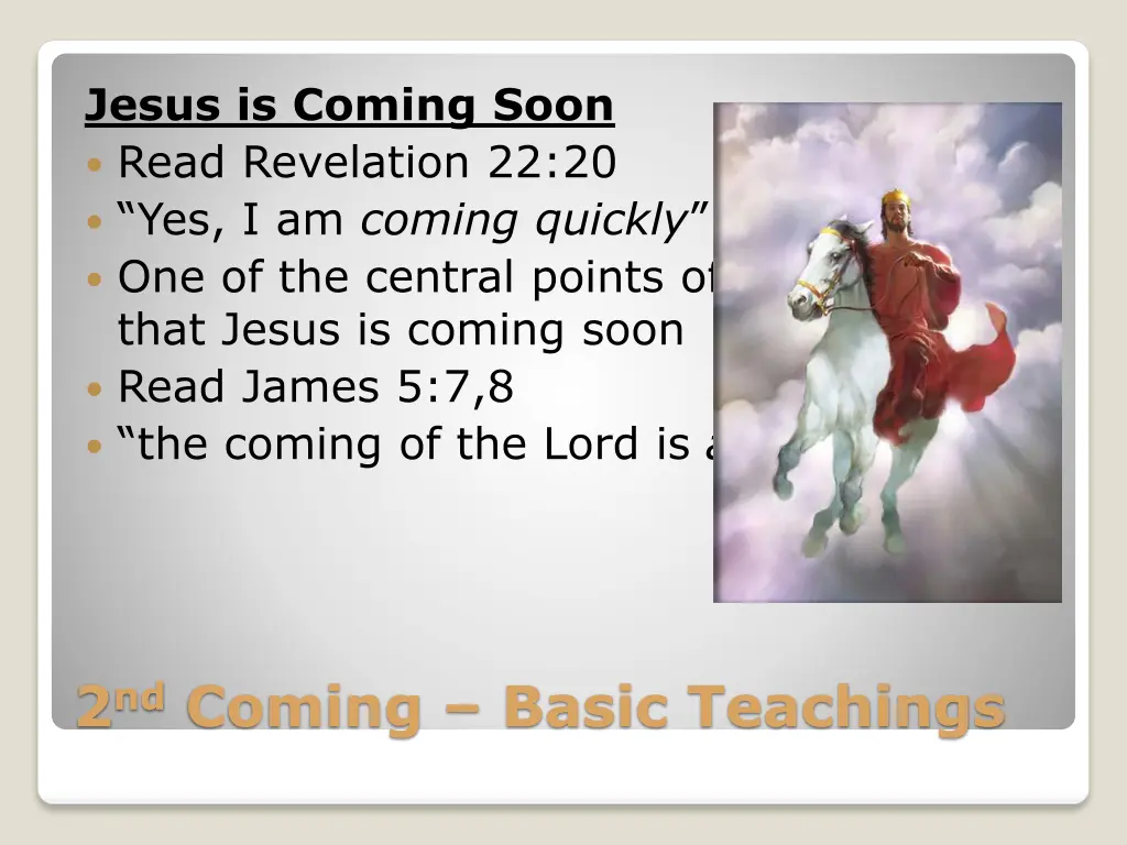jesus is coming soon read revelation