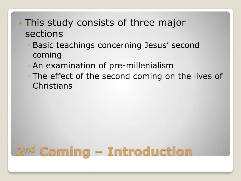 this study consists of three major sections basic